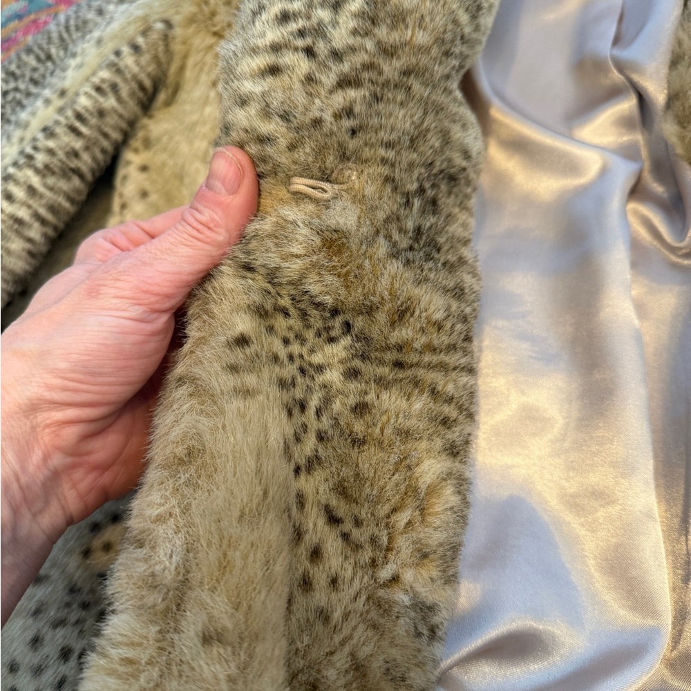 Mossimo Supply Co. Cream and Gray Teddy Jacket vintage from late 90’s - Picture 4 of 7